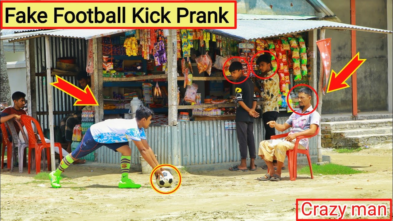Fake Football Kick Prank !! Football Scary Prank - Gone Wrong Reaction |Razu prank tv