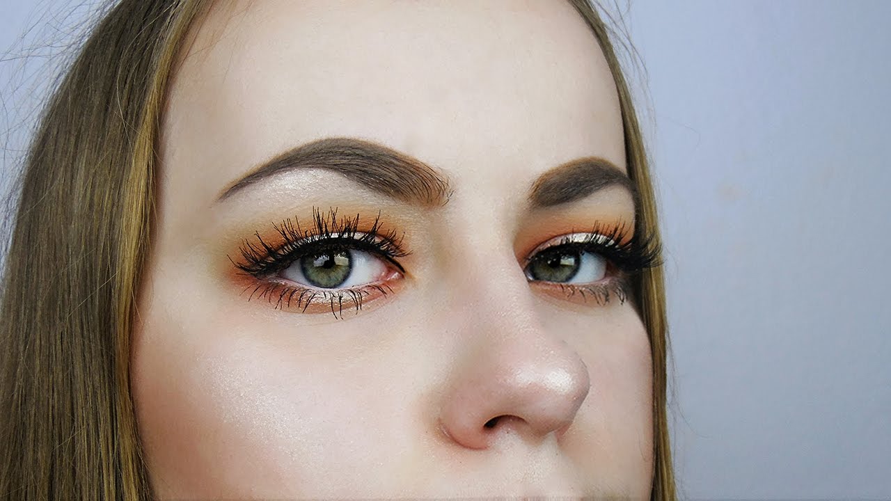 Peach Halo Eye Makeup | Candy Makeup Girl