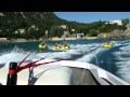 paleo water sports speed boat pulling hard 4 people on rings