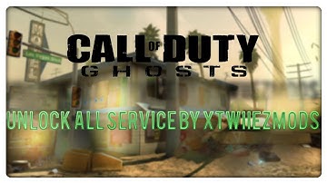 [PS3|Ghosts 1.06] Unlock All Service by xTwiiezMods + Downloads [HD][Outdated]