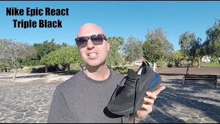 Nike Epic React Black - Review Unboxing On Feet - Mr Stoltz 2018