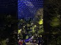 At World’s Tallest indoor waterfall. Singapore Airport Waterfall, Jewel Changi Airport