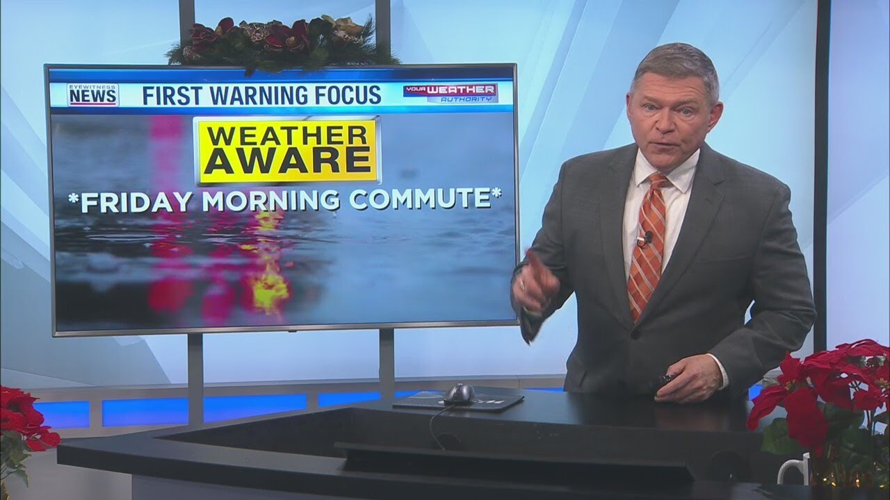 Wet Start Friday as Warm Up Continues - YouTube