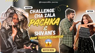 Challenge cha zhala pachka 😳🔥 | Shivani’s Hair Color Transformation 😍 | Pune Cha Best Non Veg 🍗