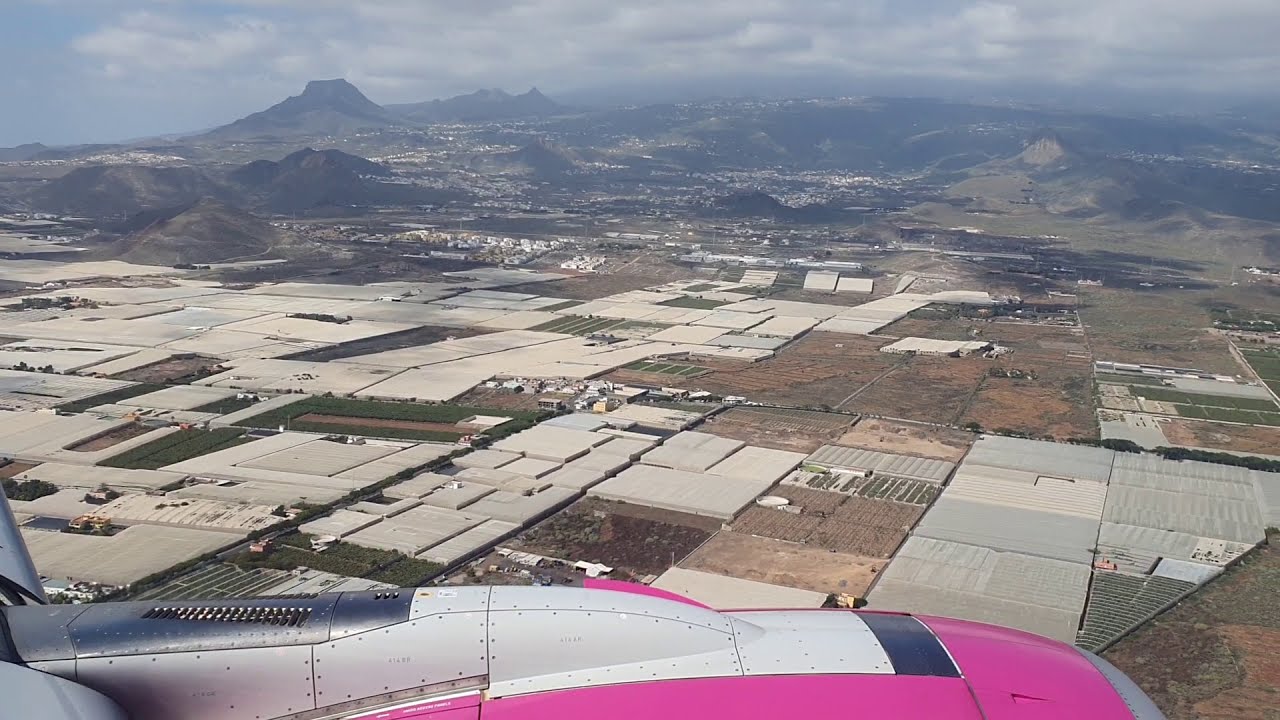 Landing at Tenerife South Airport (TFS) 2021 03 04
