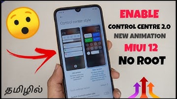 ENABLE MIUI 12.5 Control Centre 2.0 For Any/ Redmi & Poco Device