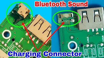 Bluetooth Sound Charging Connector कैसे बदलें// Any Bluetooth Sound Charging connector replace