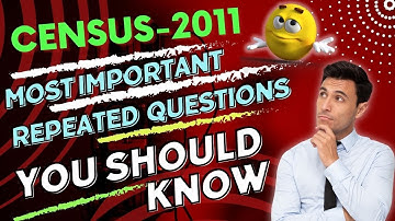 Part-5, Most Important Questions on Census-2011 Data | Most Repeated Questions | Previous Year Paper