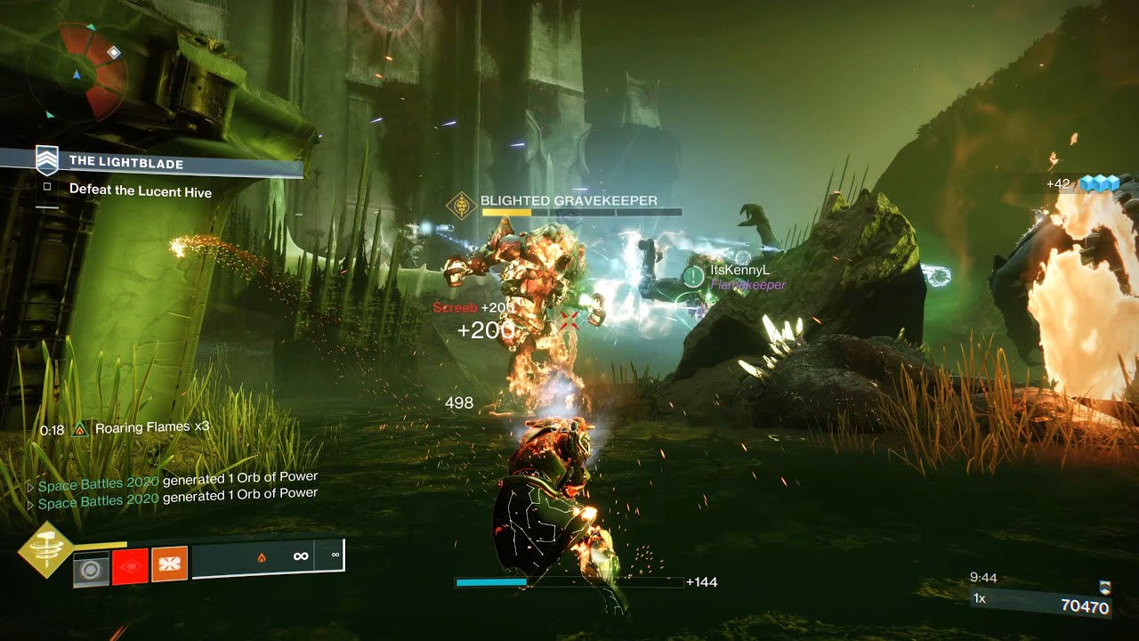 The Lightblade - Vanguard Ops - Solar Titan - Destiny 2