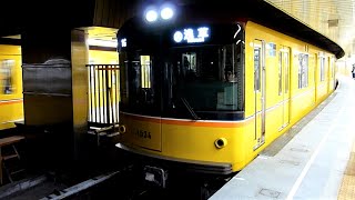 東京メトロ 銀座線　1000系 34編成　新橋駅
