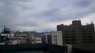 20100314台北早上7點東方地震雲