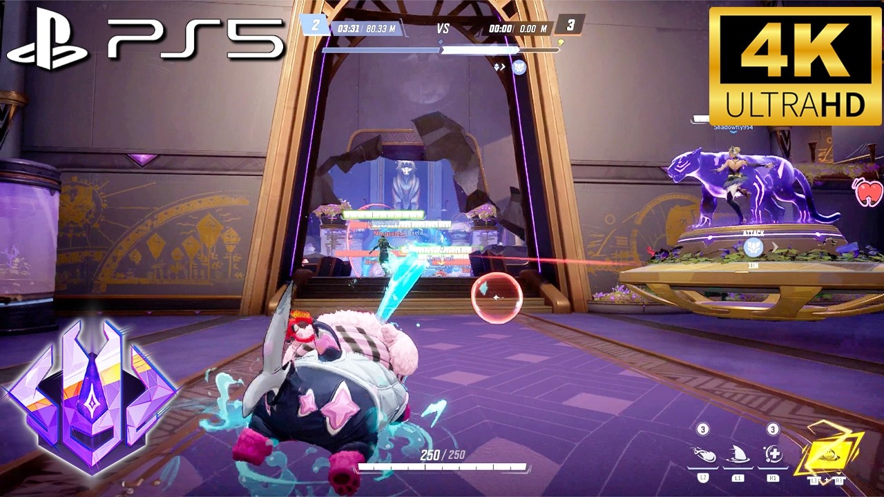 Marvel Rivals Jeff the Land Shark Competitive Gameplay- Convergence on Hall of Djalia (PS5 4K)