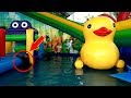 Asiknya Bermain Air, Mainan Anak Kecil - Water Slide WaterPark Gofun | Cover TAYO THE LITTLE BUS