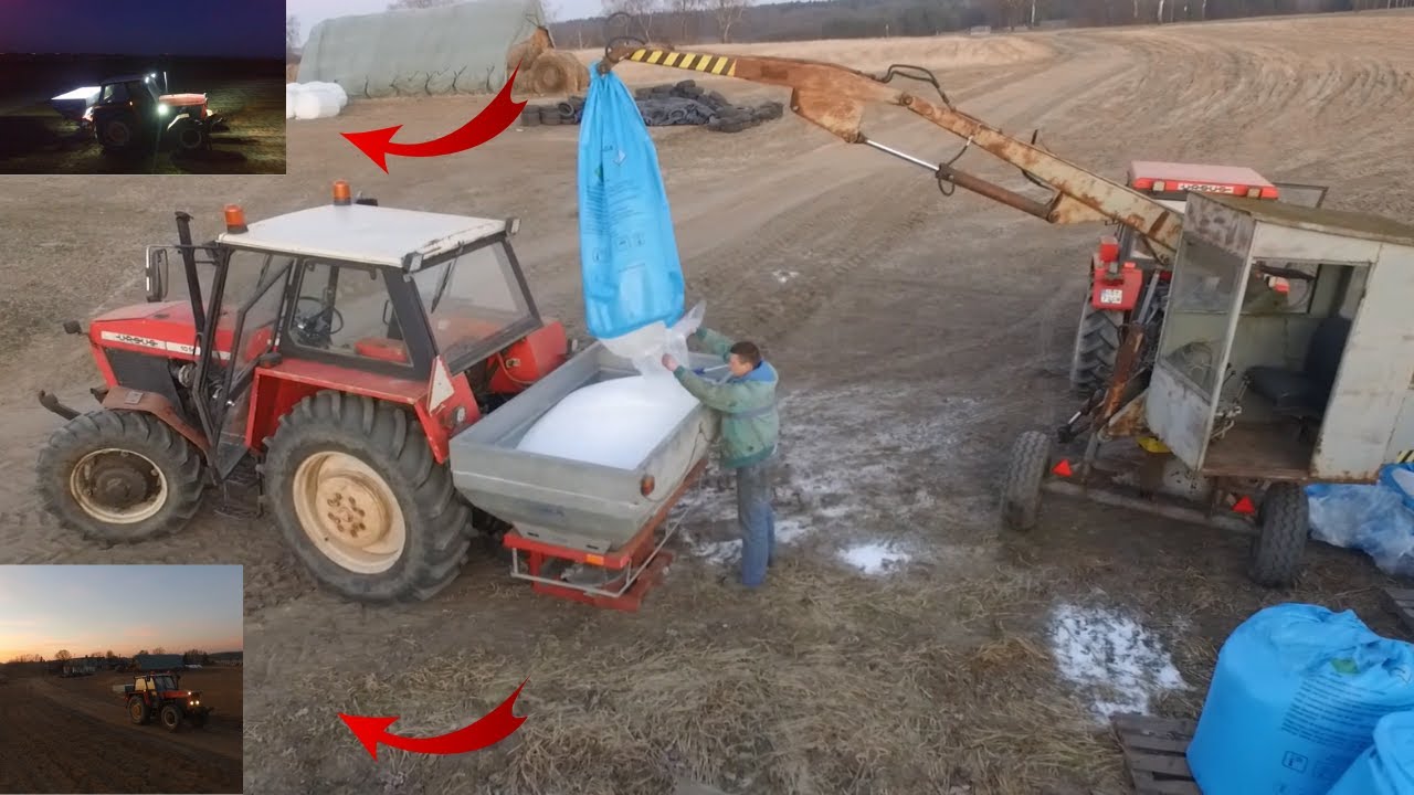 Ursus 1014 na dwa koła! Rozsiewanie nawozów azotowych 2022! (NAWOZY 2022)