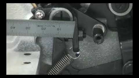 How to be adjusting of the Bobbin presser of JUKI LBH-1790 Button Hole Machine’s