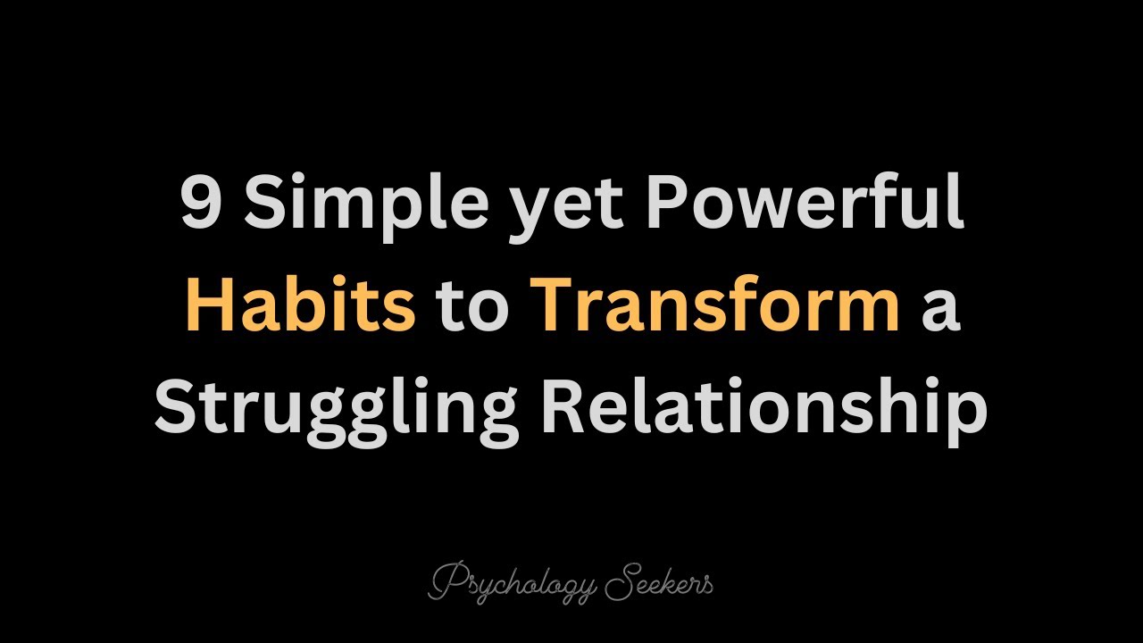 Fix the Distance : 9 Powerful Habits for a Stronger Relationship - YouTube