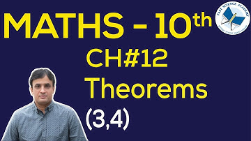 Maths Class 10 Chapter 12 Theorem 3 - 4