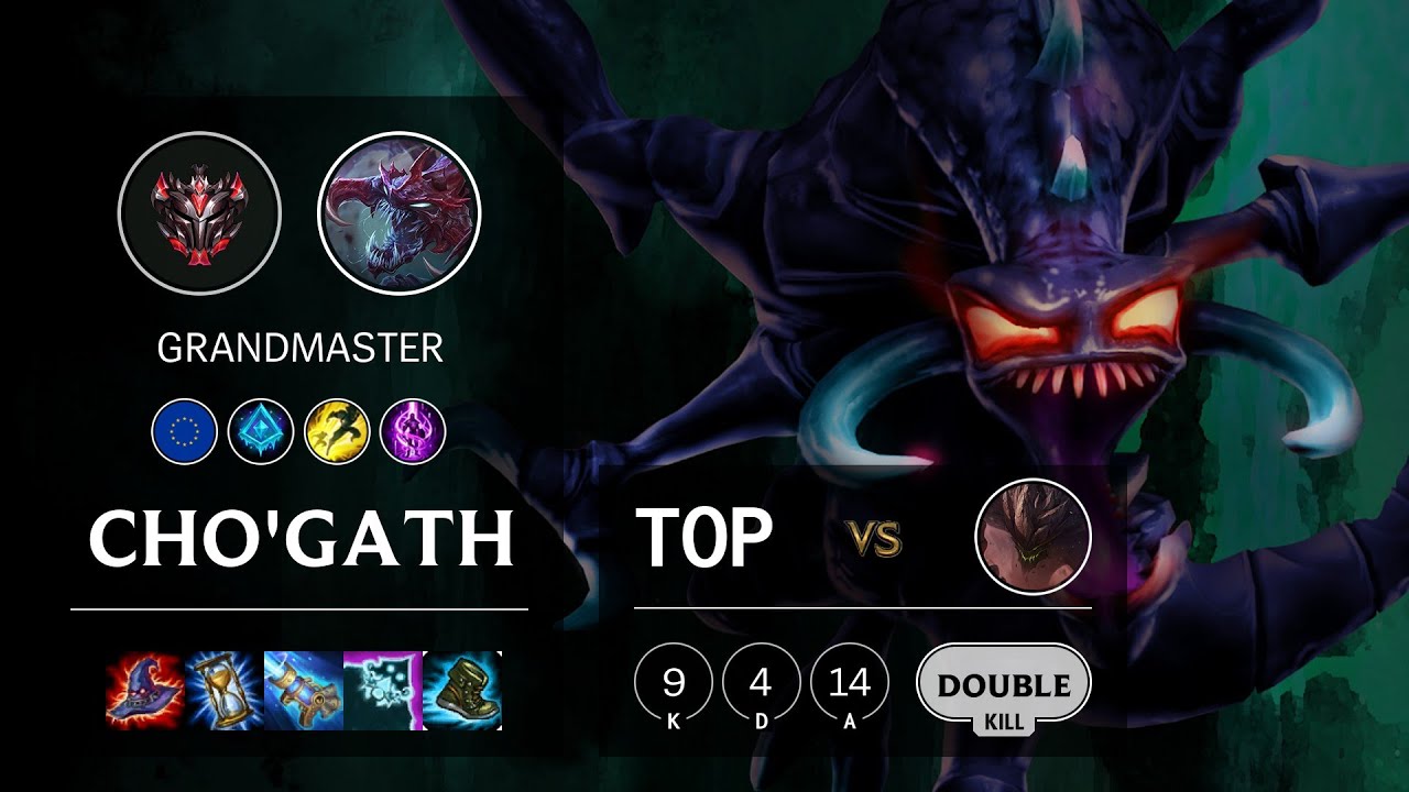 Cho'Gath Top vs Malphite - EUW Grandmaster Patch 10.19 - YouTube.