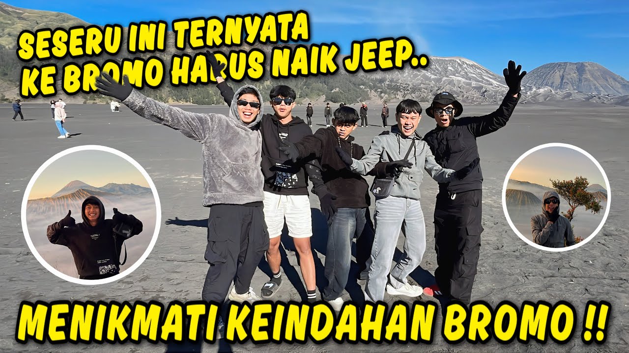 PERTAMA KALI NAIK GUNUNG BROMO SAMA TIM GWSM !! Ternyata Ada Saljunya.