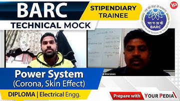 Power System Mock Interview for BARC Stipendiary Trainee | Interview Preparation with YourPedia