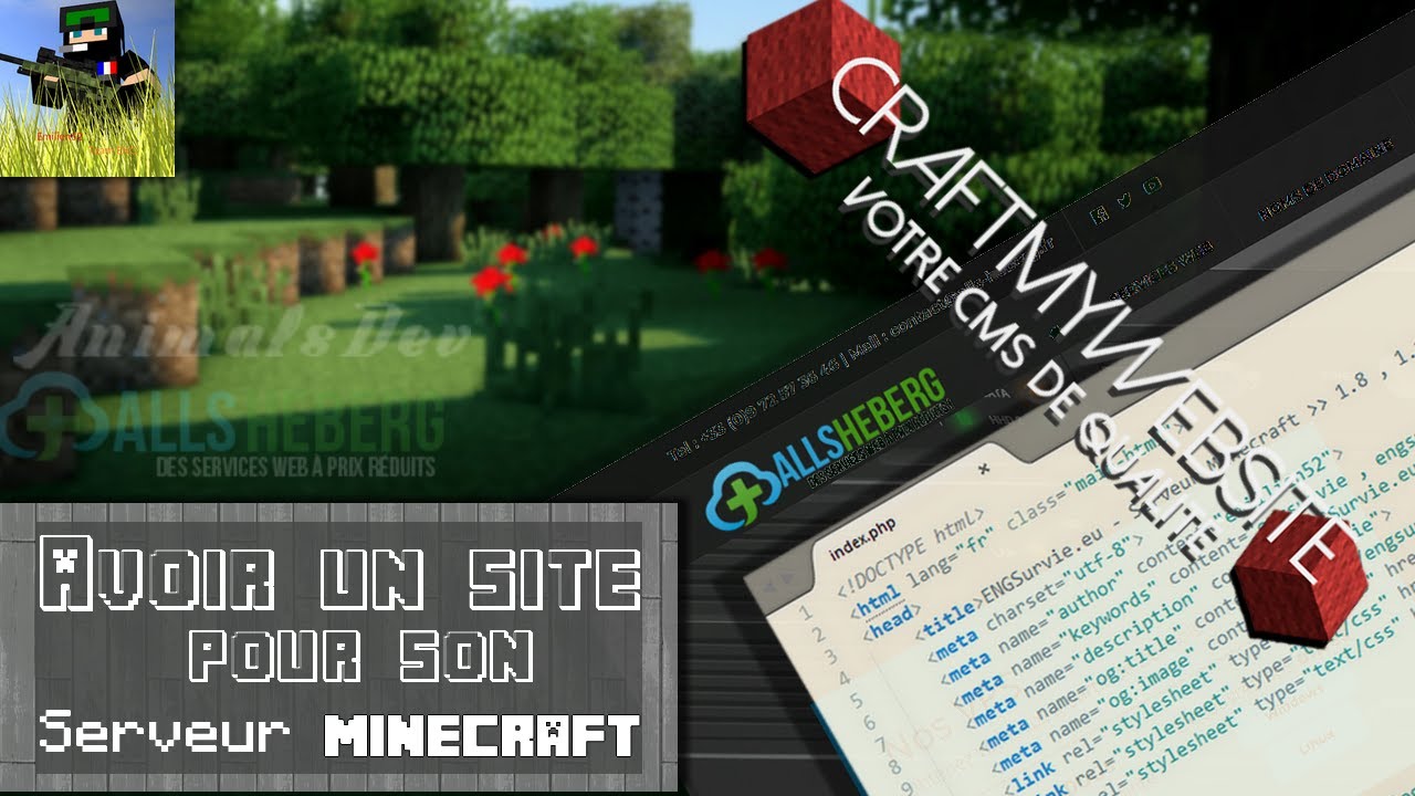 Tuto | Comment avoir un site pour son serveur Minecraft en quelques