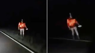 IT HAS NO FACE! SAW THIS AT NIGHT ON HIGHWAY AND SCARY VIDEOS