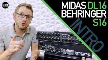 Midas DL16 Stage Box & Behringer S16 Stage Box Tutorial