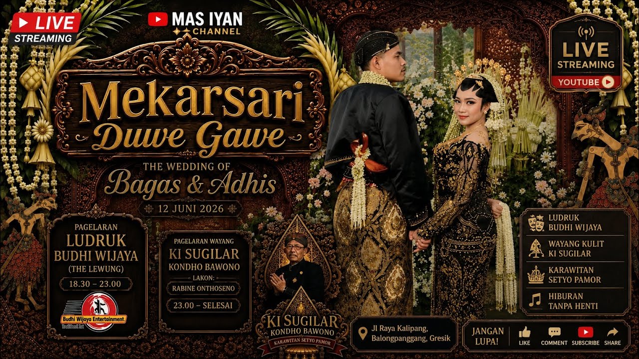 🔴LIVE WAYANG KULIT GAGRAG PORONG KI H. SUGILAR LAKON RABINE ONTOSENO | DS. WAHAS - BALONGPANGGANG