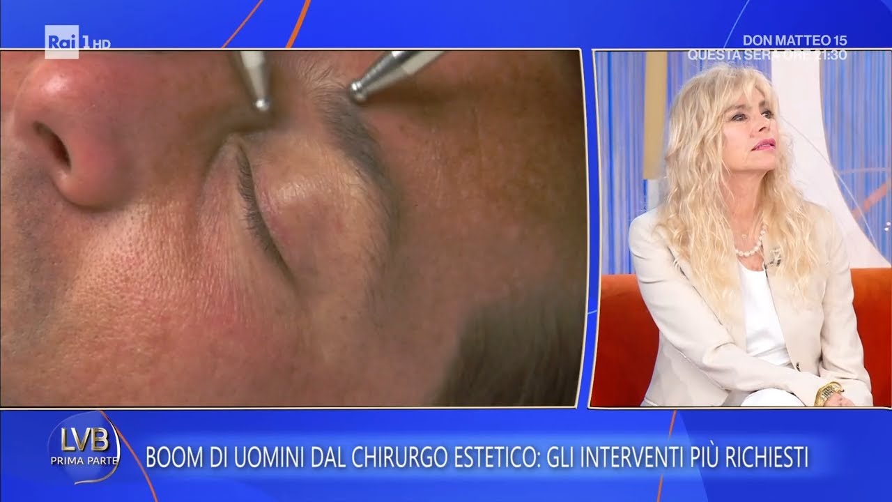 Chirurgia estetica, cresce il numero di uomini - La volta buona 05/03/2026