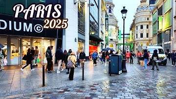 27 November 2025 PARIS 🇫🇷 FRANCE 4K HDR WALK WINTER 🎄PARISIAN STREET WALKING TOUR✨