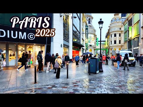 27 November 2025 PARIS 🇫🇷 FRANCE 4K HDR WALK WINTER 🎄PARISIAN STREET WALKING TOUR✨