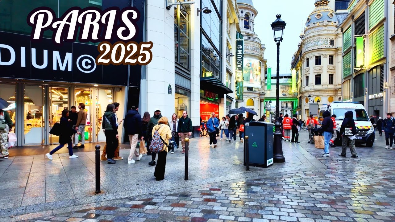 27 November 2025 PARIS 🇫🇷 FRANCE 4K HDR WALK WINTER 🎄PARISIAN STREET WALKING TOUR✨