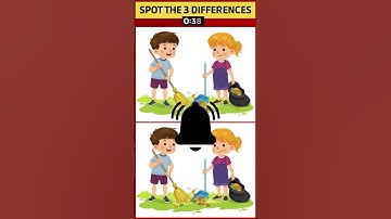 Spot The Difference: Only Genius Find Differences [Find The Difference Shorts #1] #braingame #puzzle