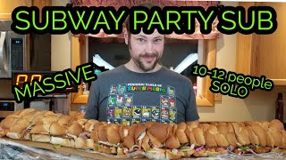 SUBWAY PARTY SUB CHALLENGE |FEEDS 10-12|SOLO