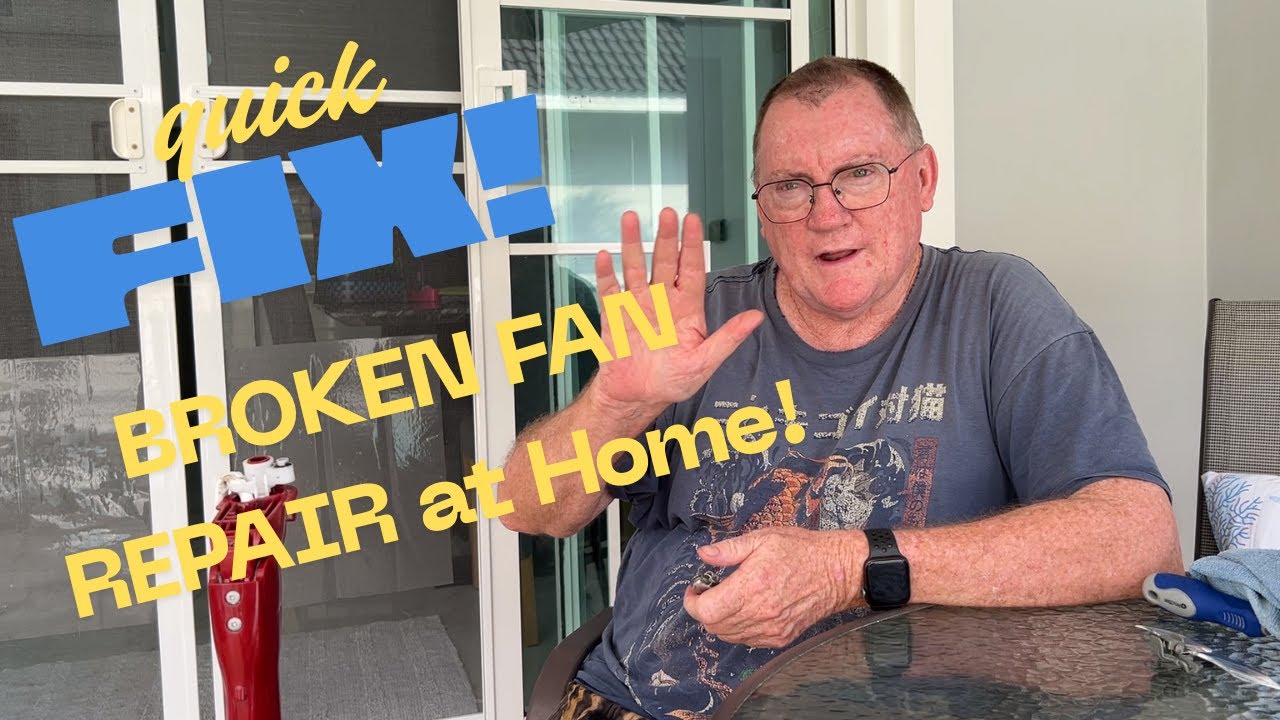 Самостоятельный ремонт напольного вентилятора Mitsubishi 18 дюймов | Устранение поломки лопастей ...