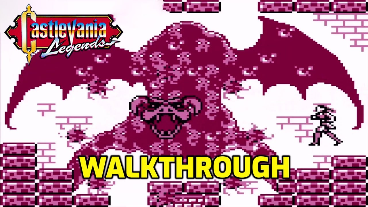 Castlevania Legends (Game Boy 1997) - Full Game 100% Walkthrough
