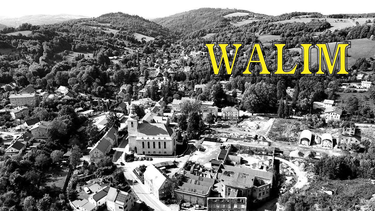 Walim z drona + lektor. (Wüstewaltersdorf}