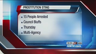 15 arrested in Council Bluffs prostitution sting