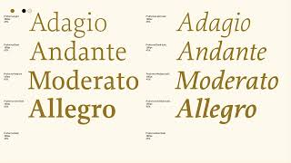 Motion graphic reel for Proforma Font / Typeface