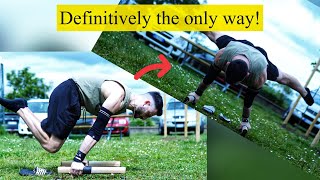 DEFINITIVELY THE BEST WAY TO ACHIEVE STRADDLE PLANCHE FROM ADVANCED TUCK.