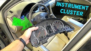 AUDI A4 B6 INSTRUMENT CLUSTER REMOVAL REPLACEMENT