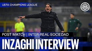 SIMONE INZAGHI INTERVIEW | INTER 0-0 REAL SOCIEDAD 🎙️⚫🔵