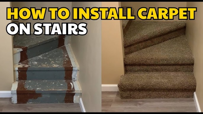 How to put Pro Tect's Carpet Protection down stairs by hand 