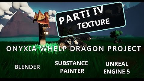 World of Warcraft Whelp Anim/game PROJECT from scratch P4-Texture ft BLENDER SUBSTANCE PAINTER UE5
