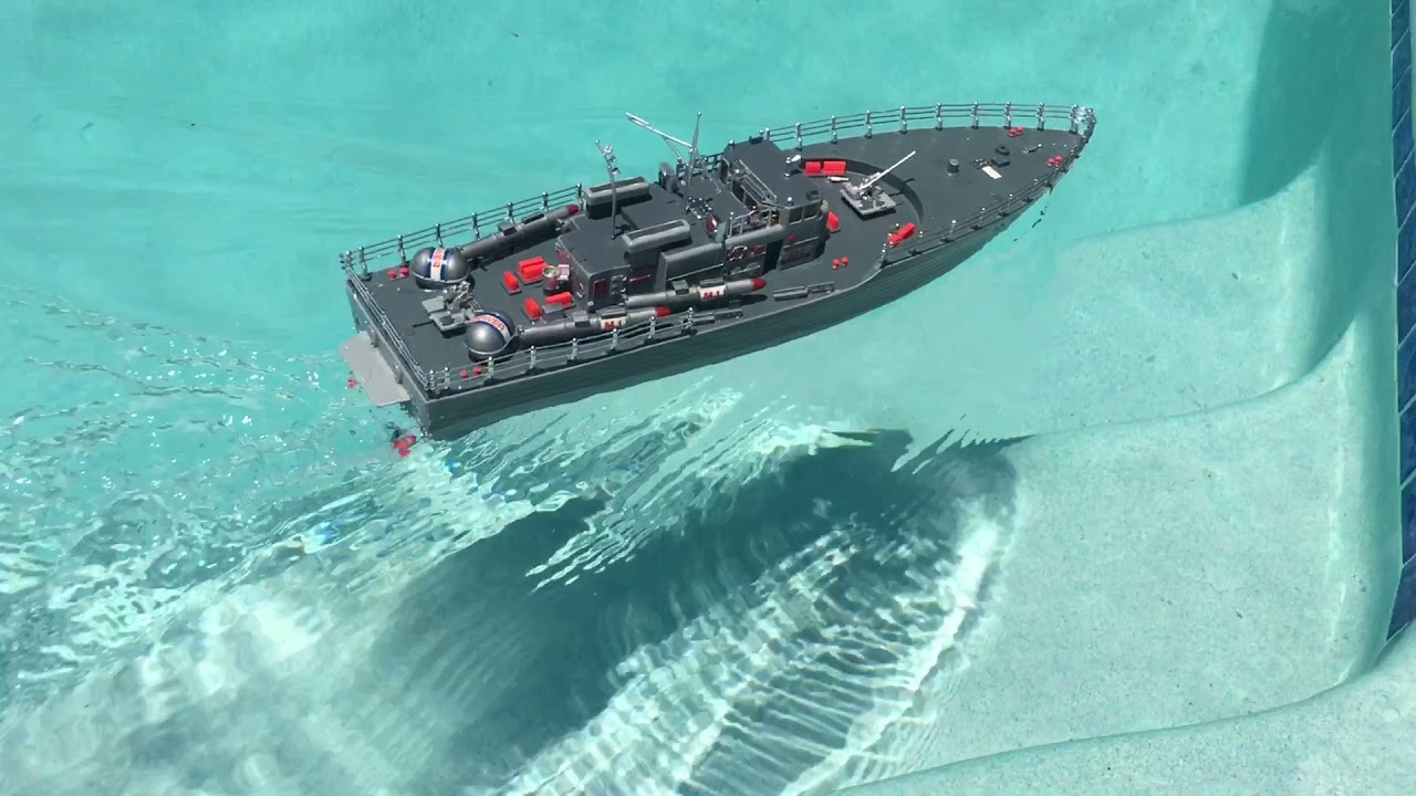 Torpedo Boat by Heng Tai 1/115 Radio Control Boat Demo and