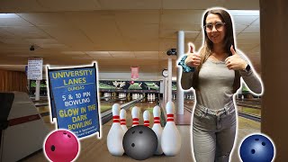 COME BOWLING WITH ME! - University Lanes Bowling!