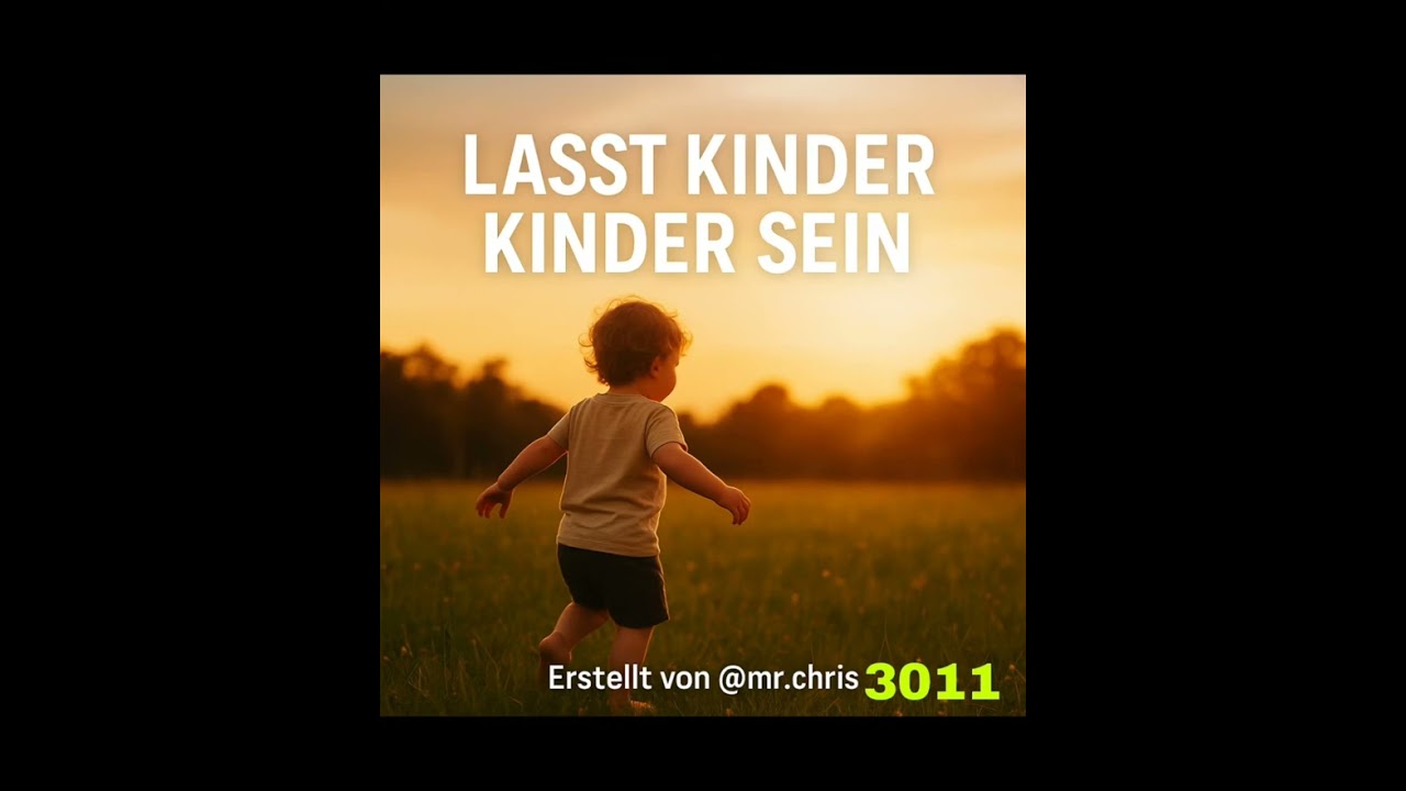 Lasst Kinder Kinder sein❤️(Nicht mit uns) Emotionaler Deutschrap