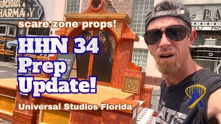 Halloween Horror Nights 2025 Update! Scare Zone Props!!