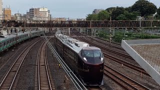 [回9***M]E655系お召し列車返却回送(TR車組み込み)(上野ー尾久)@日暮里
