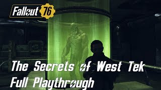 Fallout 76 - Learn the Secrets of West Tek